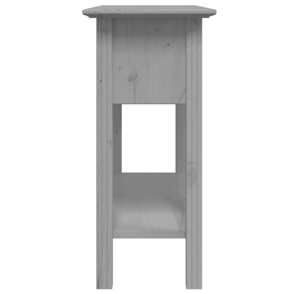 konsolbord BODO 91x35x74 cm massivt fyrretræ grå