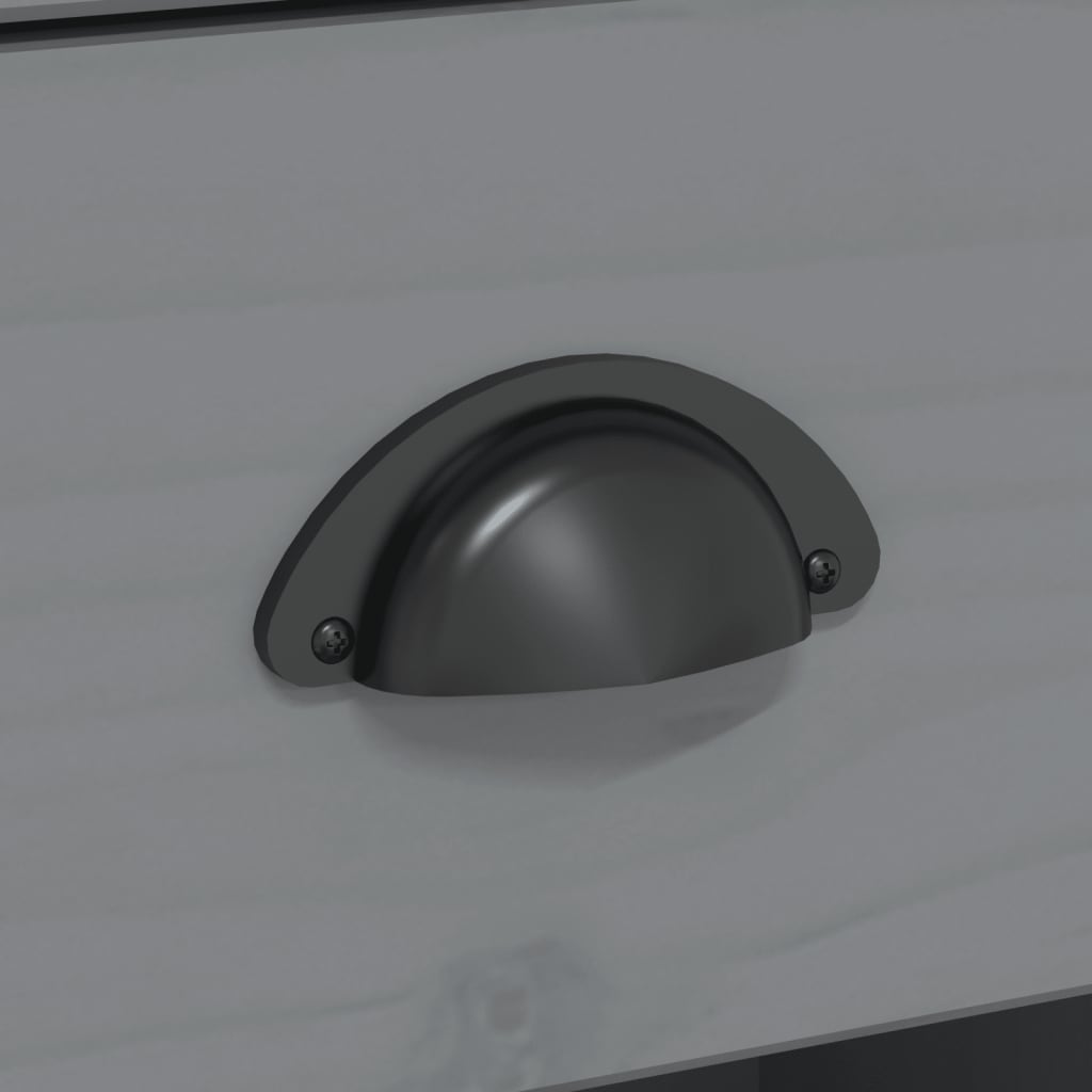 konsolbord BODO 91x35x74 cm massivt fyrretræ grå