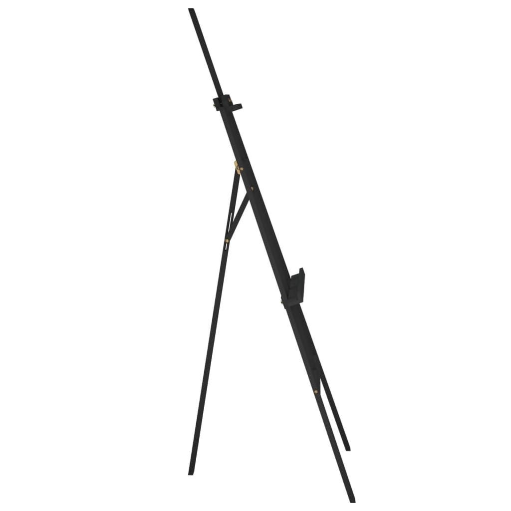 staffeli 53,5x95x127 cm massivt fyrretræ sort