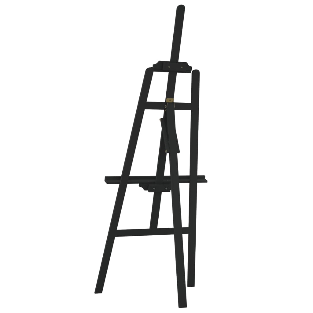 staffeli 53,5x95x127 cm massivt fyrretræ sort