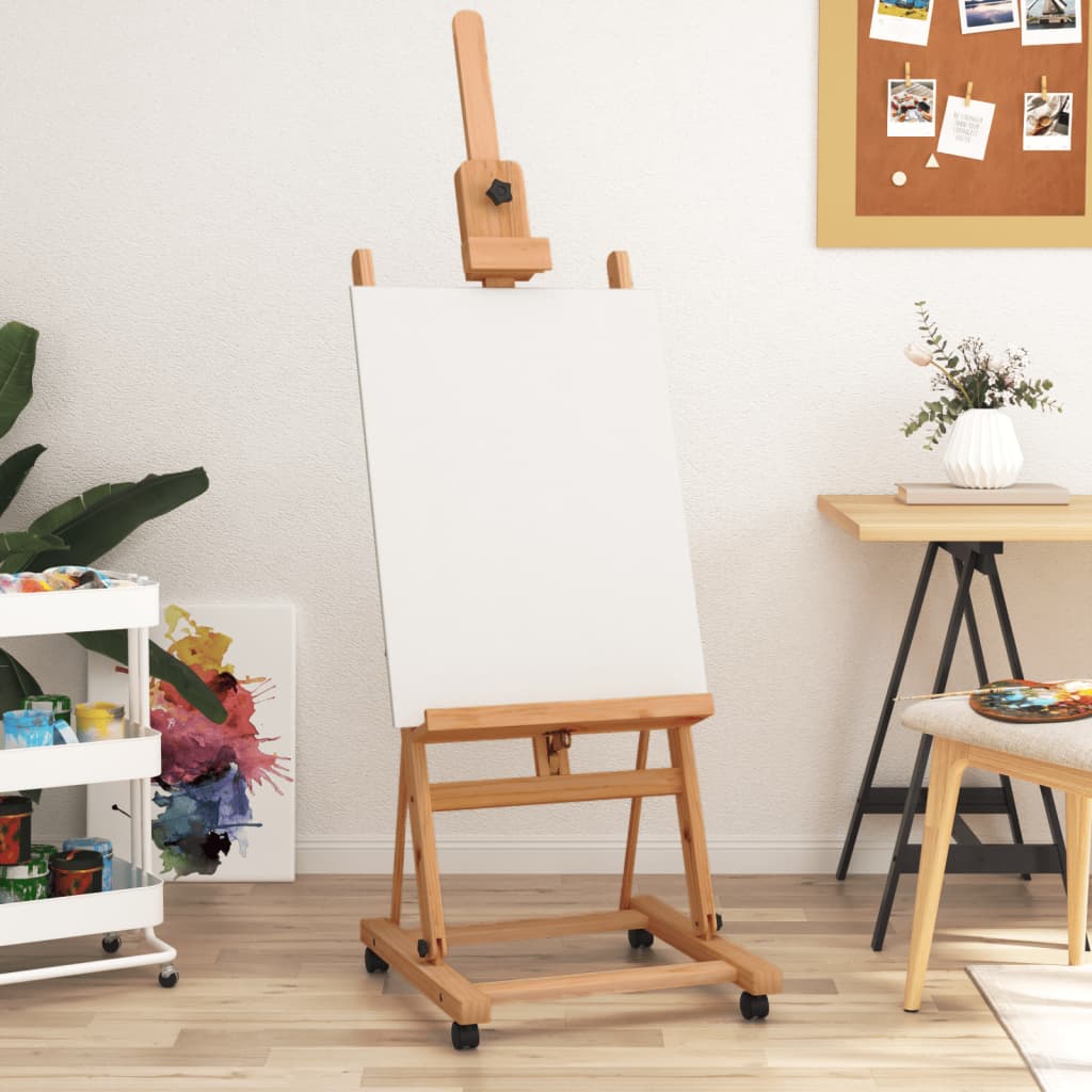 staffeli 55x53,5x178 cm massivt bøgetræ