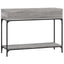 konsolbord 100x34,5x75 cm konstrueret træ grå sonoma-eg