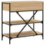 konsolbord 75x34,5x75 cm konstrueret træ sonoma-eg