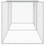 kyllingebur med tag antracit 203x98x90 cm galvaniseret stål