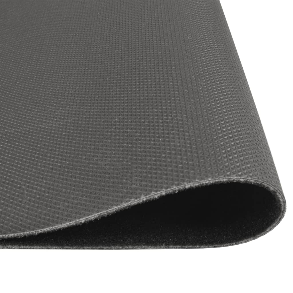 køkkentæppe 60x180 cm Kitchen Black-design vaskbart velour