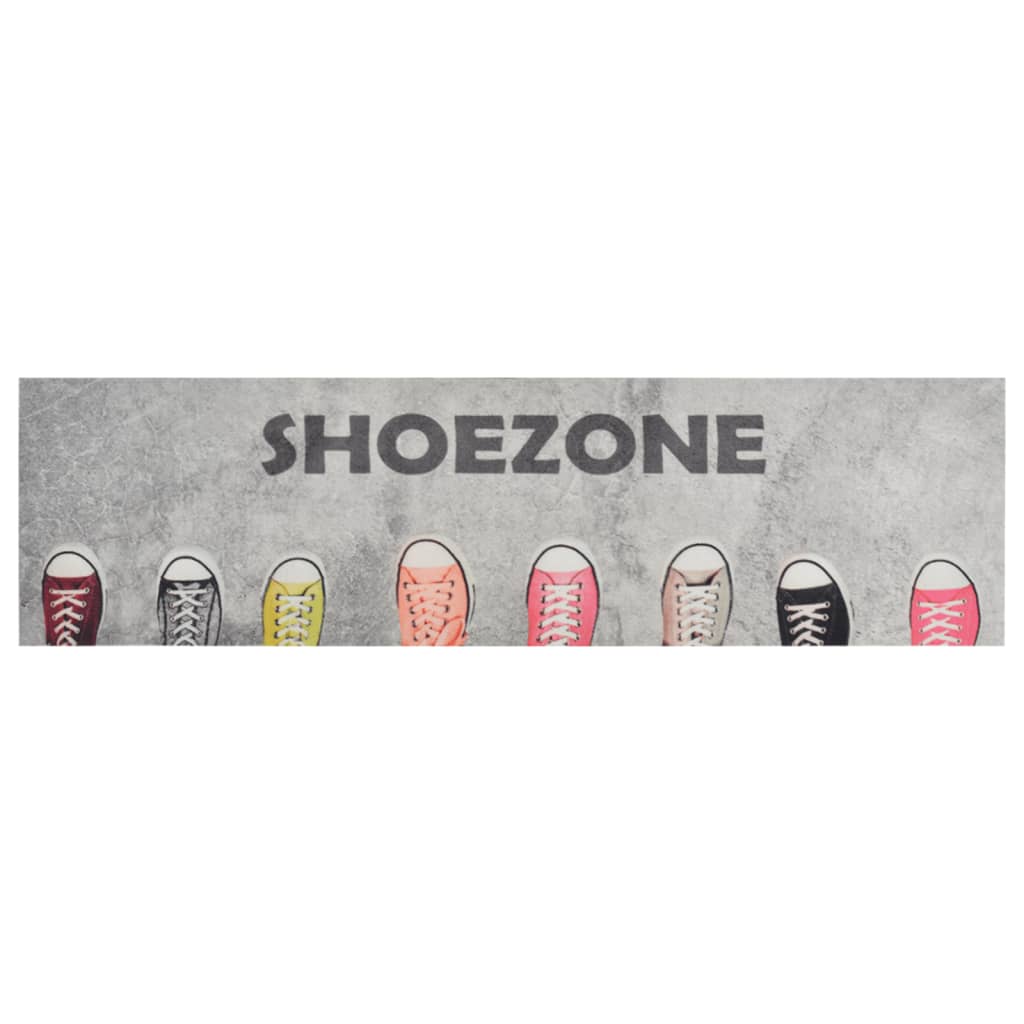 køkkentæppe 45x150 cm Shoezone-design vaskbart velour