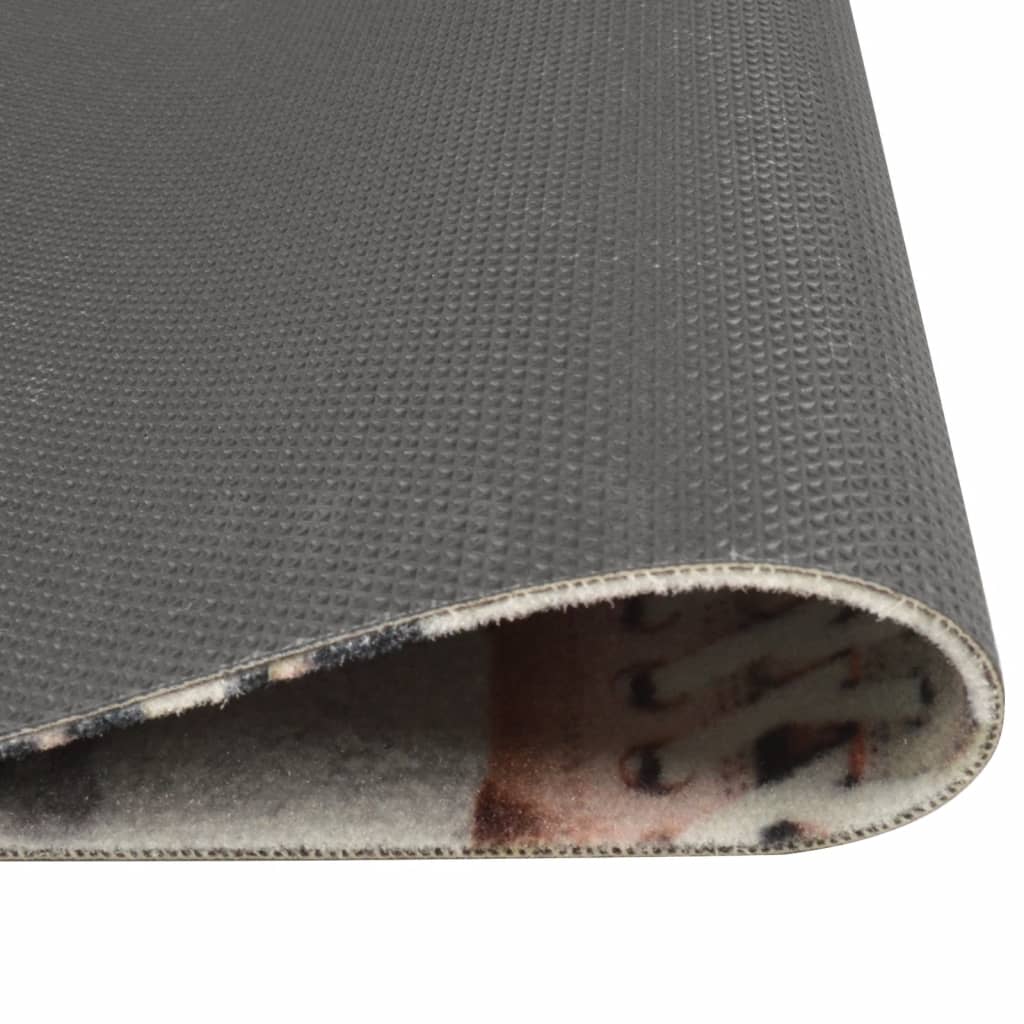 køkkentæppe 45x150 cm Shoezone-design vaskbart velour