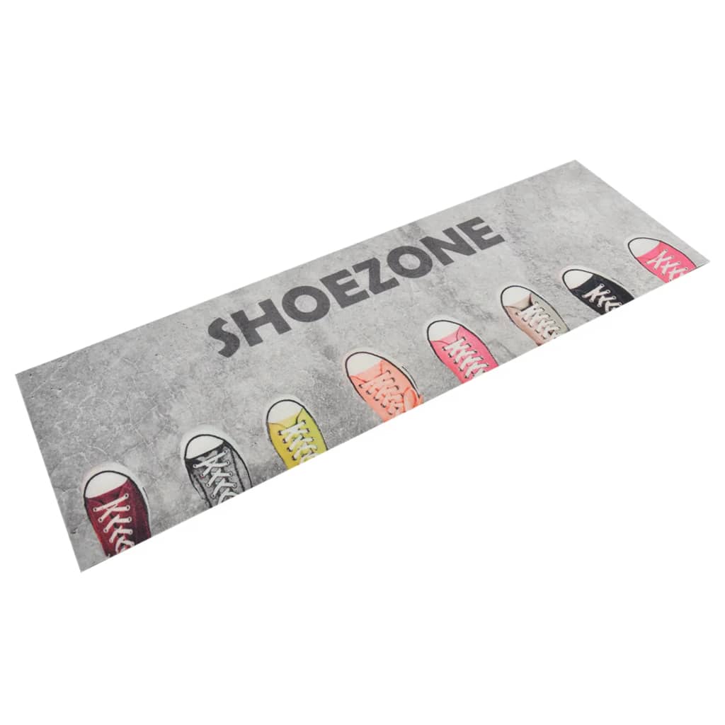 køkkentæppe 60x180 cm Shoezone-design vaskbart fløjl