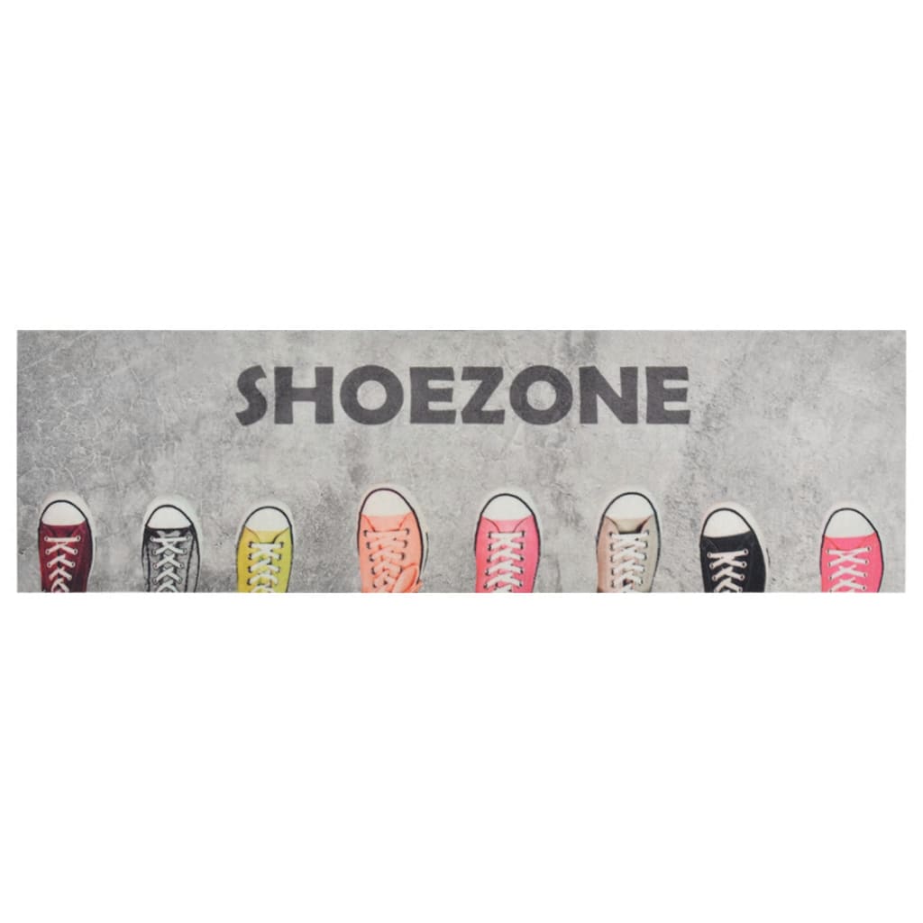 køkkentæppe 60x180 cm Shoezone-design vaskbart fløjl
