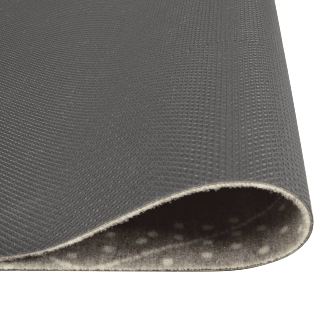 køkkentæppe 45x150 cm rombedesign vaskbart velour