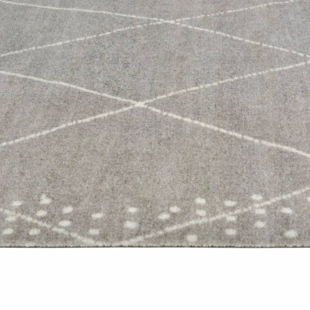 køkkentæppe 45x150 cm rombedesign vaskbart velour