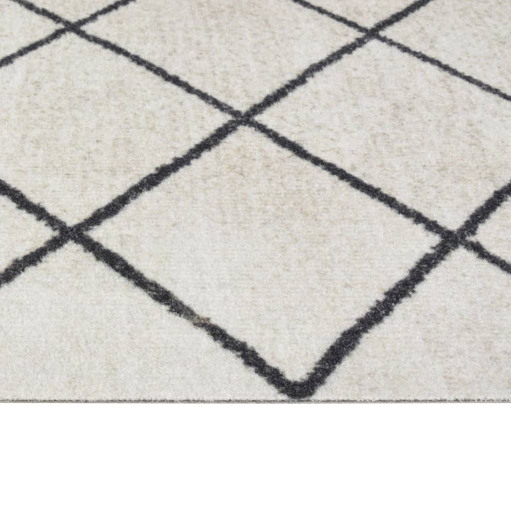 køkkentæppe 45x150 cm firkant vaskbart fløjl
