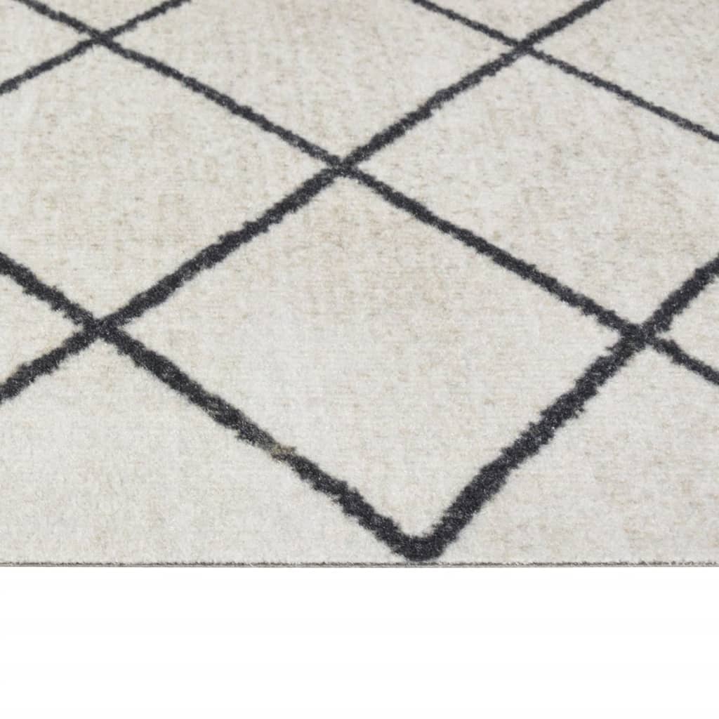 køkkentæppe 60x300 cm firkant vaskbart velour