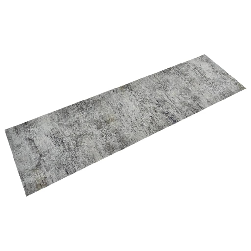 køkkentæppe 45x150 cm betondesign vaskbart velour