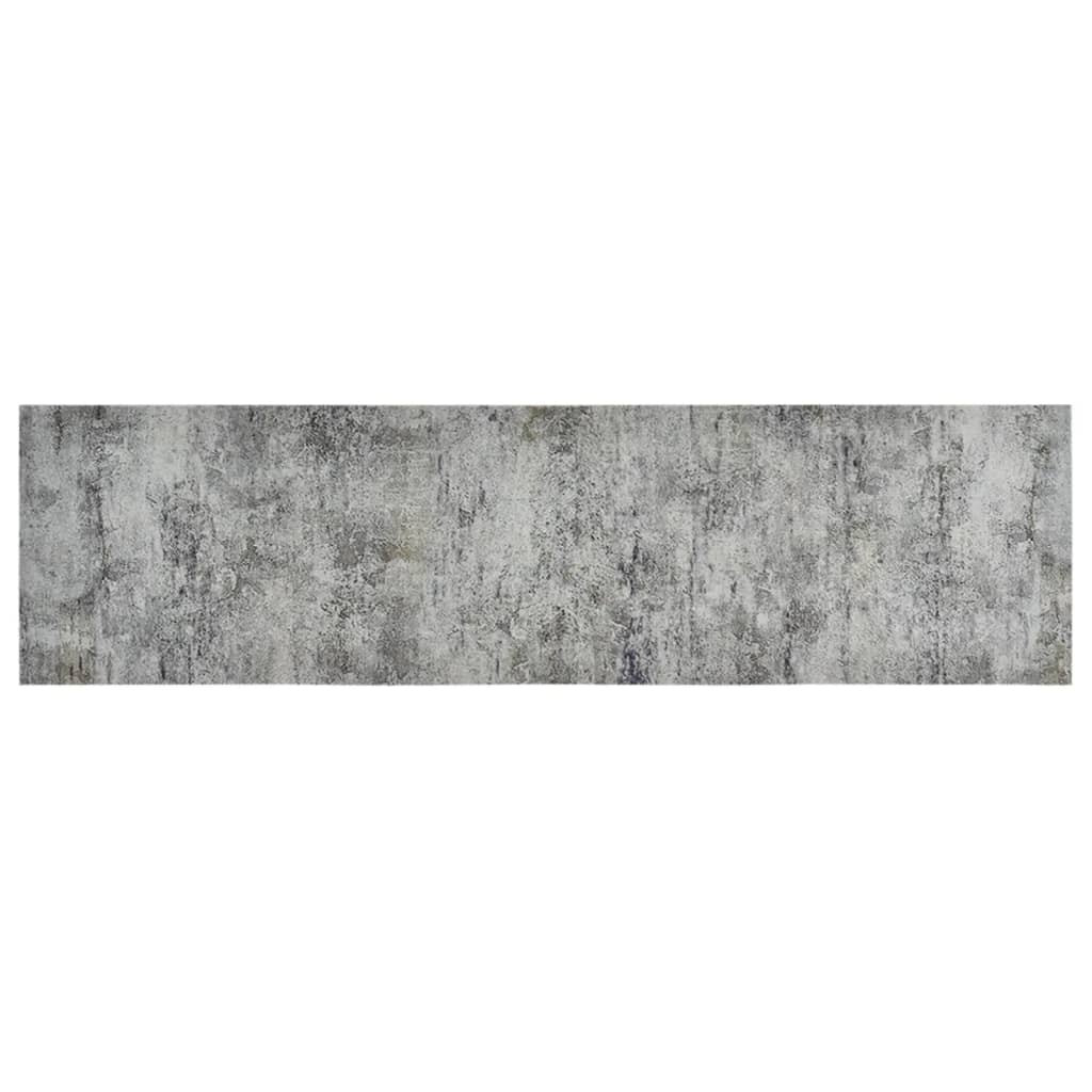 køkkentæppe 45x150 cm betondesign vaskbart velour