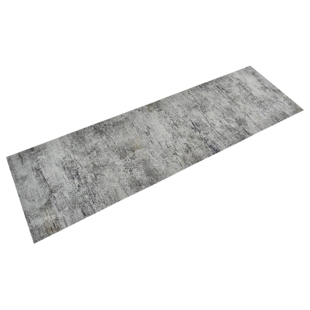 køkkentæppe 60x180 cm betondesign vaskbart velour