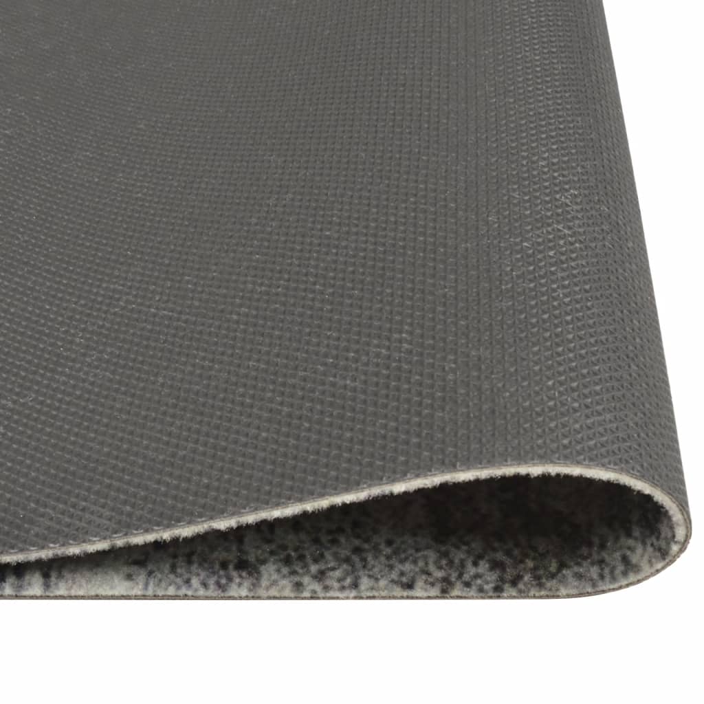 køkkentæppe 60x180 cm betondesign vaskbart velour