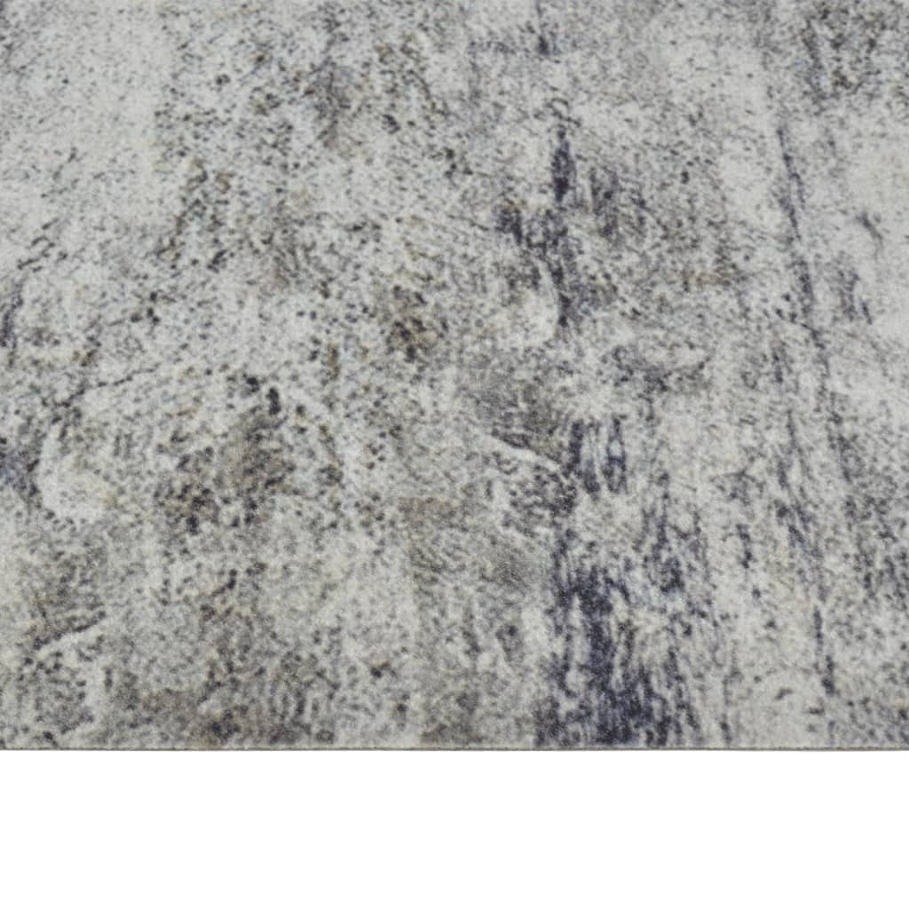 køkkentæppe 60x180 cm betondesign vaskbart velour