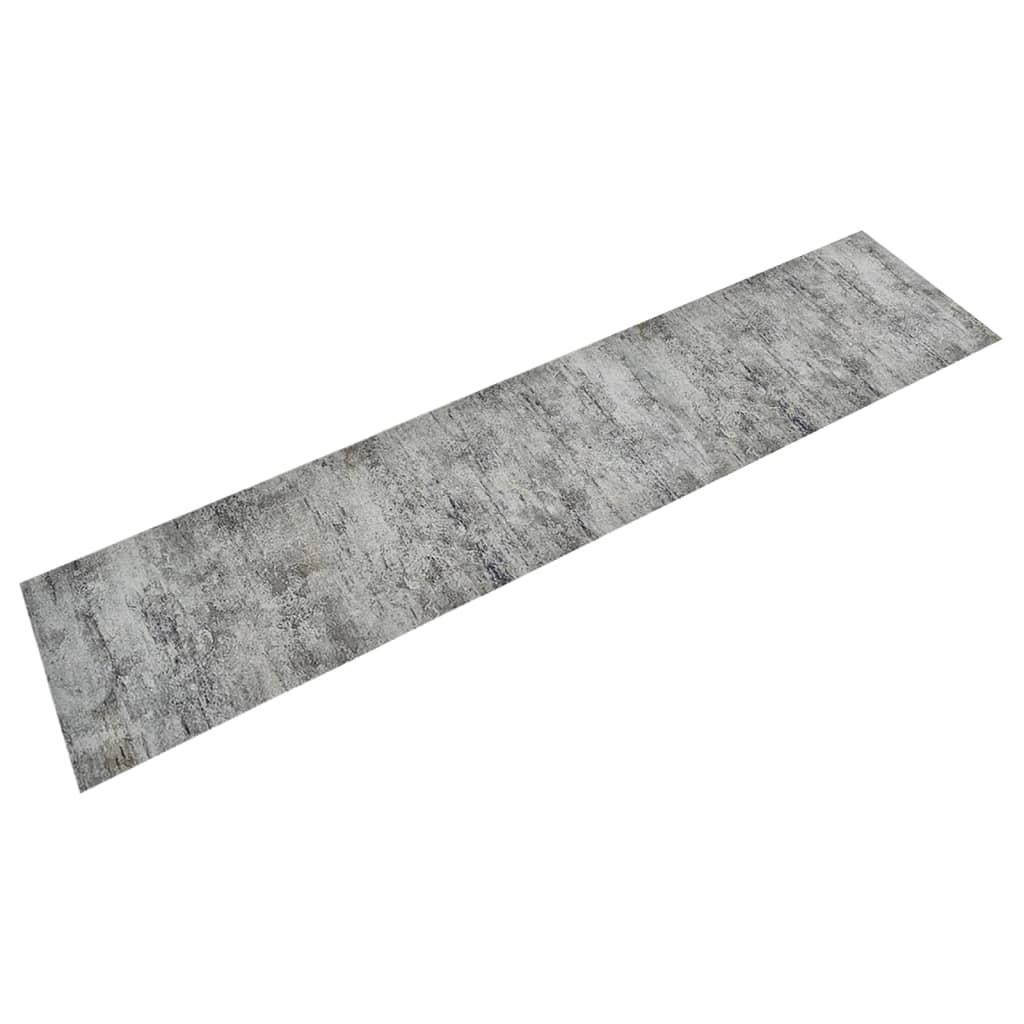 køkkentæppe 60x300 cm betondesign vaskbart velour