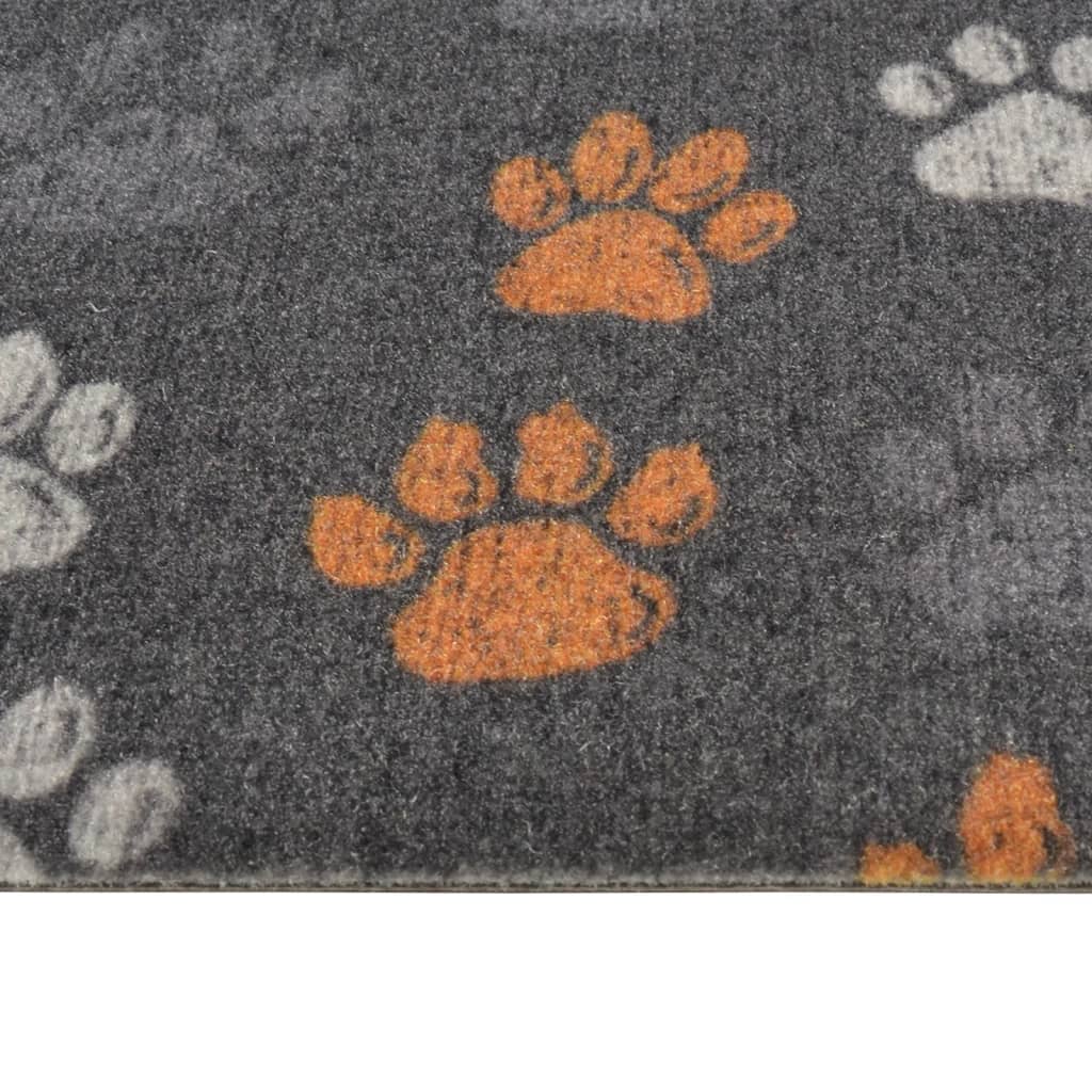 køkkentæppe 60x300 cm potedesign vaskbart velour