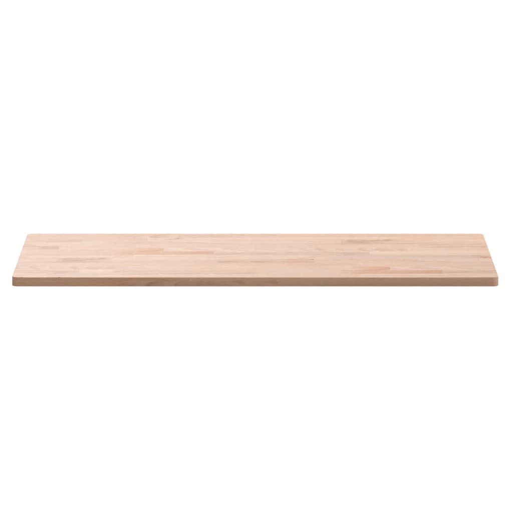 bordplade til badeværelse 80x40x1,5 cm ubehandlet massiv bøg