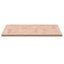 bordplade til badeværelse 80x40x1,5 cm ubehandlet massiv bøg
