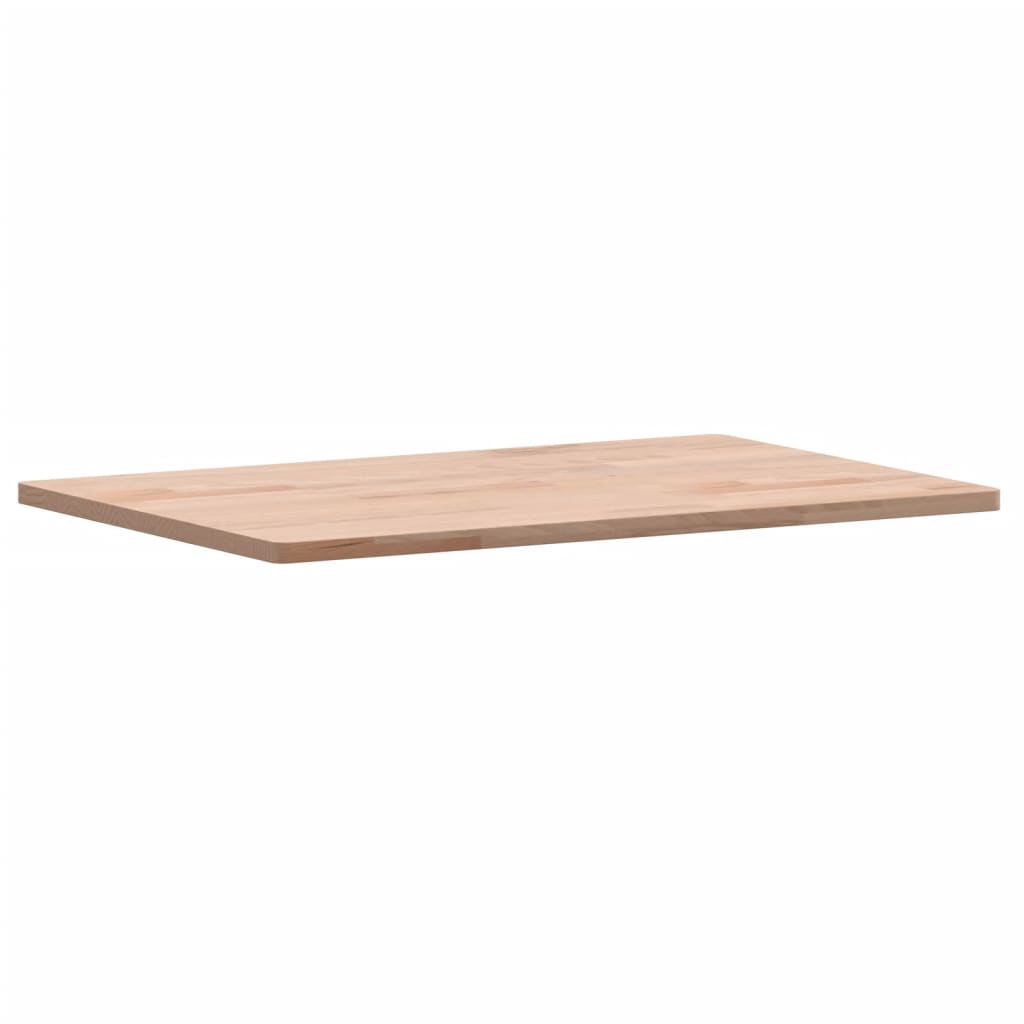 bordplade til badeværelse 60x40x1,5 cm massivt bøgetræ