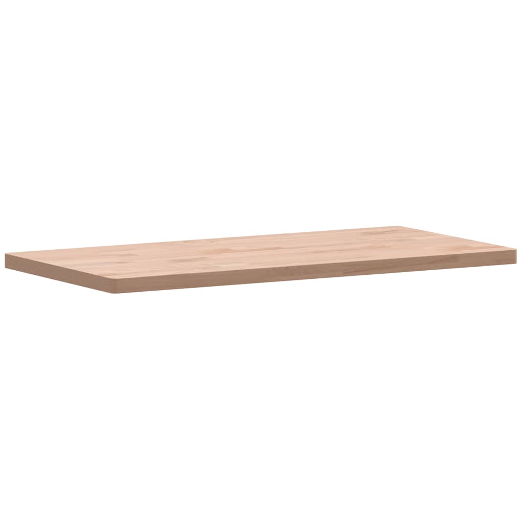 bordplade til badeværelse 80x40x2,5 cm massivt bøgetræ