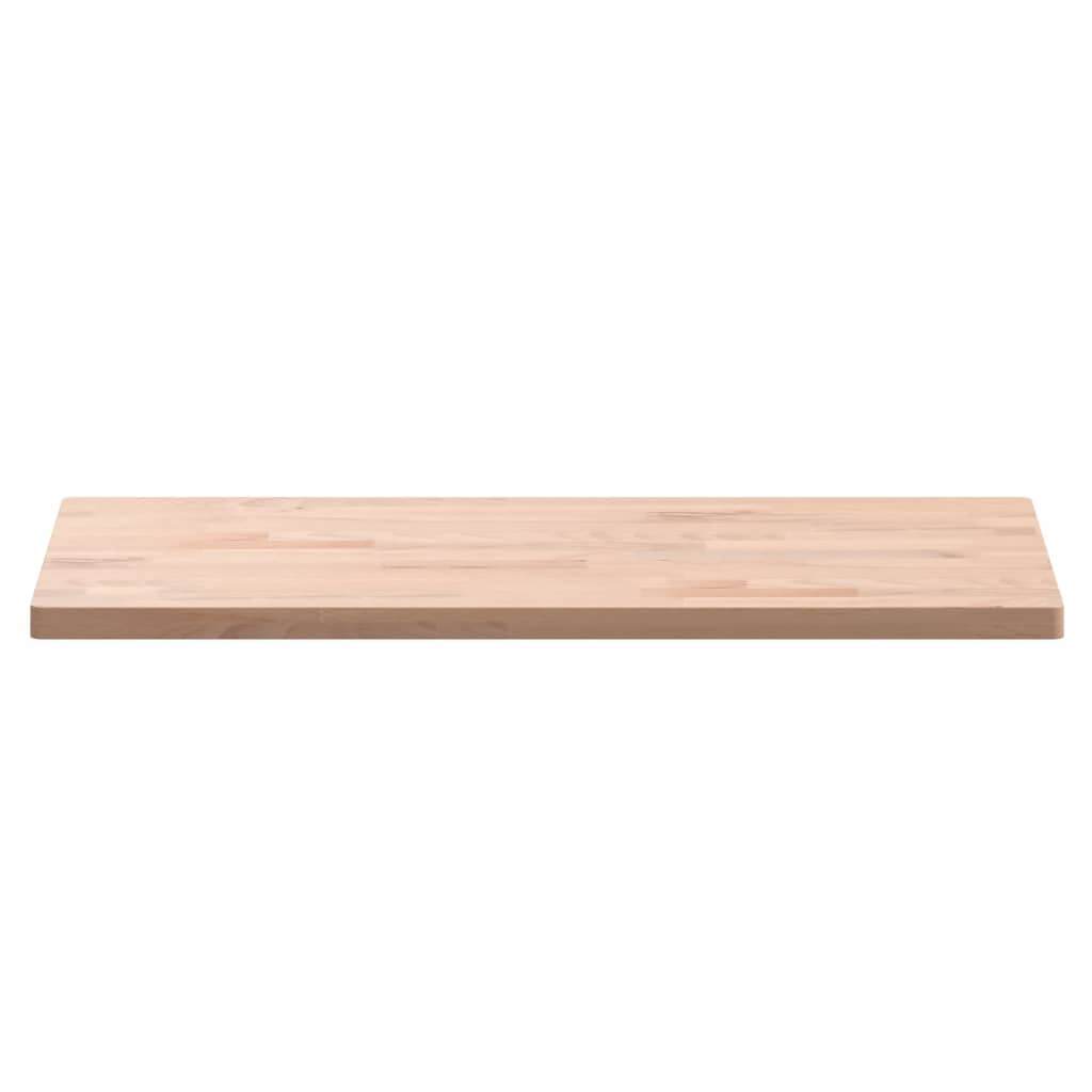 bordplade til badeværelse 80x40x2,5 cm massivt bøgetræ