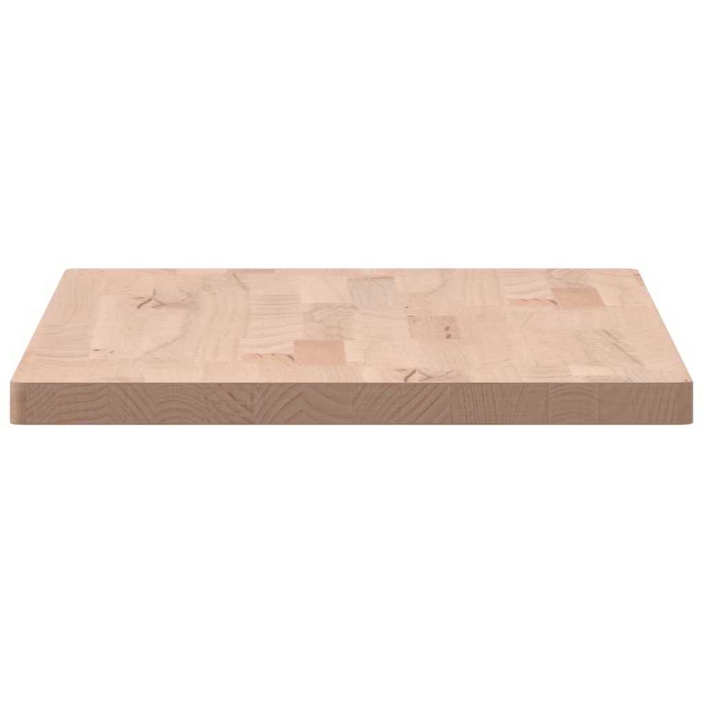 bordplade til badeværelse 80x40x2,5 cm massivt bøgetræ