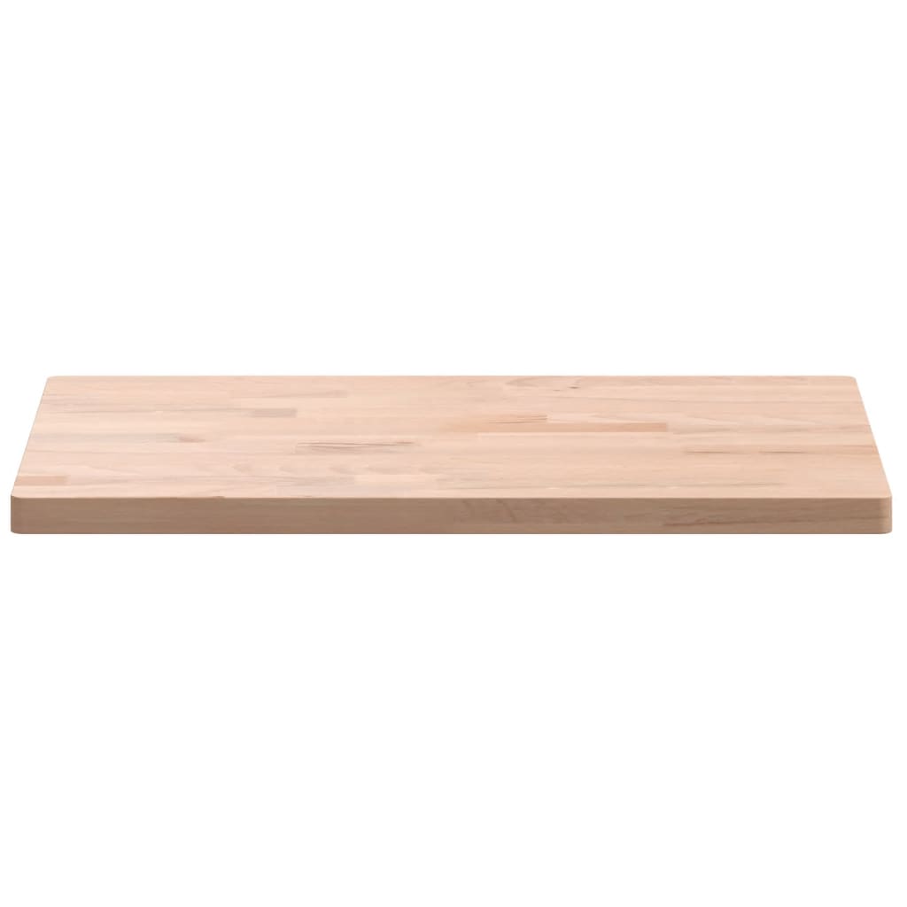bordplade til badeværelse 60x40x2,5 cm massivt bøgetræ