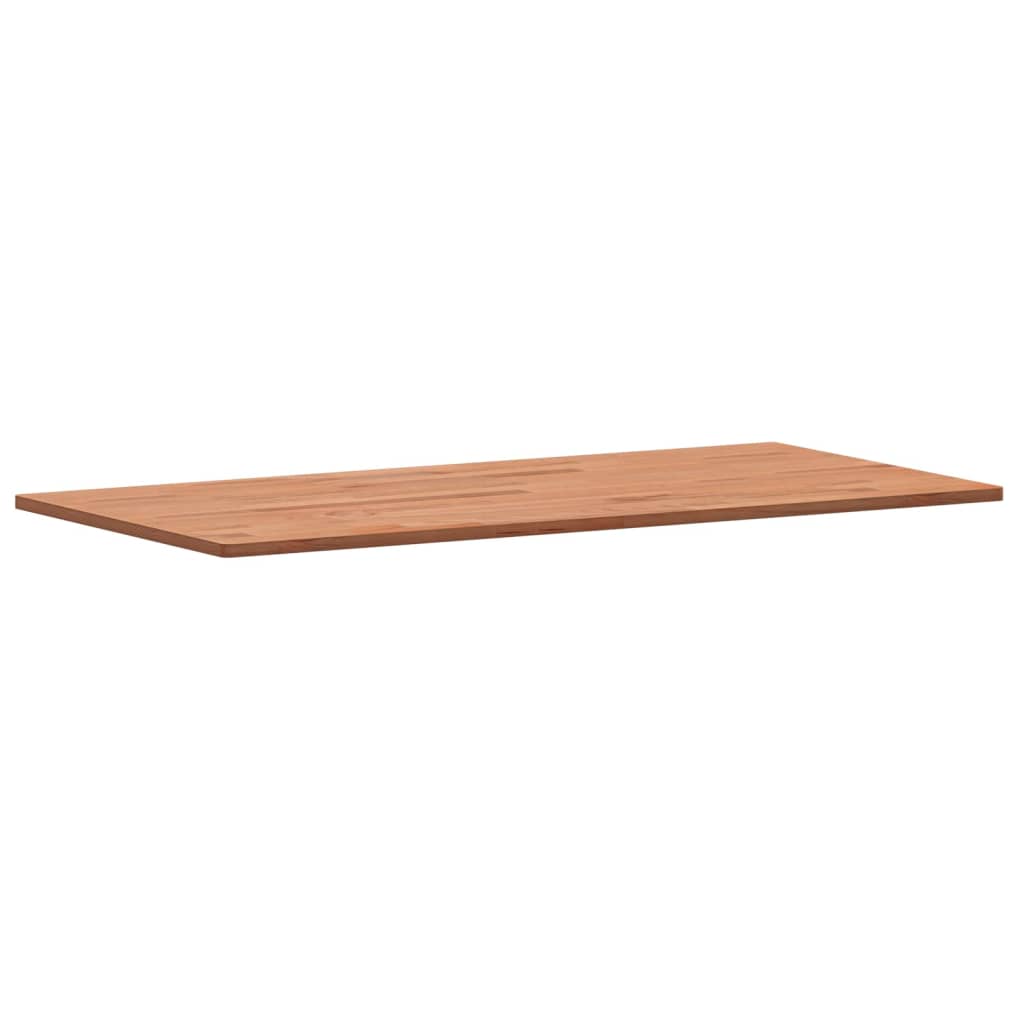 bordplade til badeværelse 80x40x1,5 cm ubehandlet massiv bøg