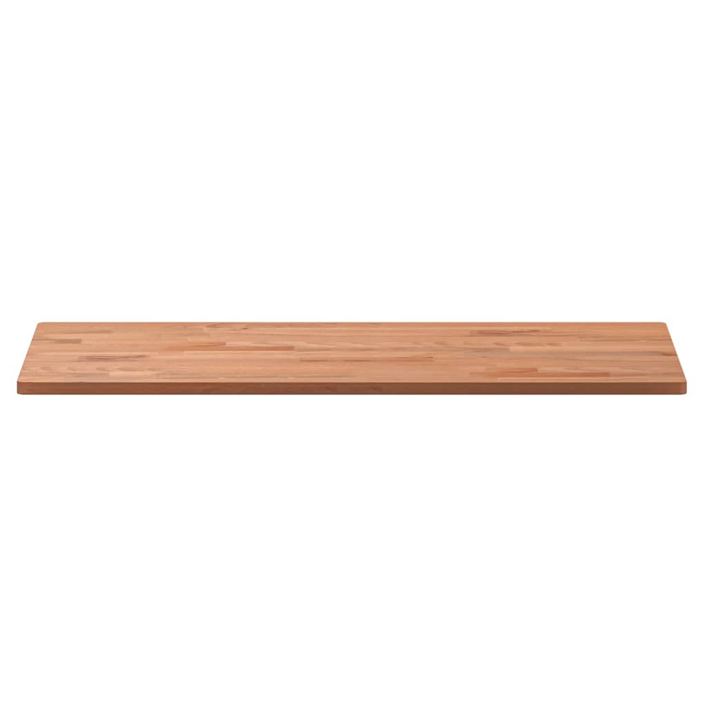 bordplade til badeværelse 80x40x1,5 cm ubehandlet massiv bøg