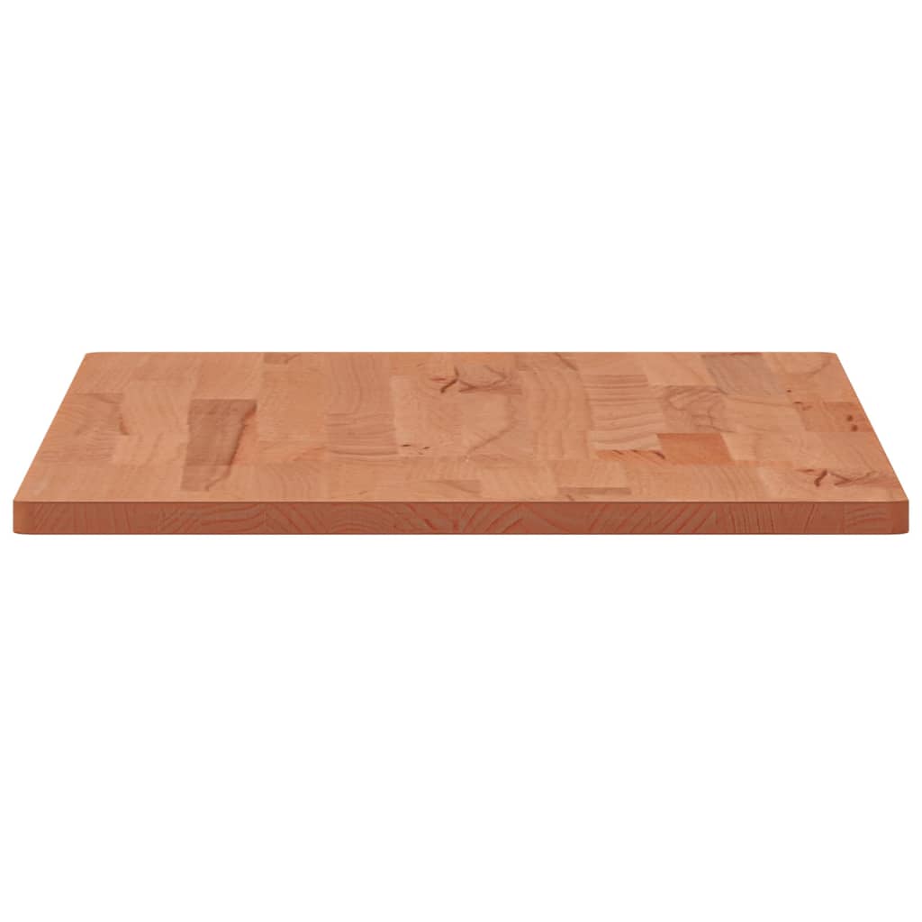 bordplade til badeværelse 100x50x1,5 cm ubehandlet massiv bøg