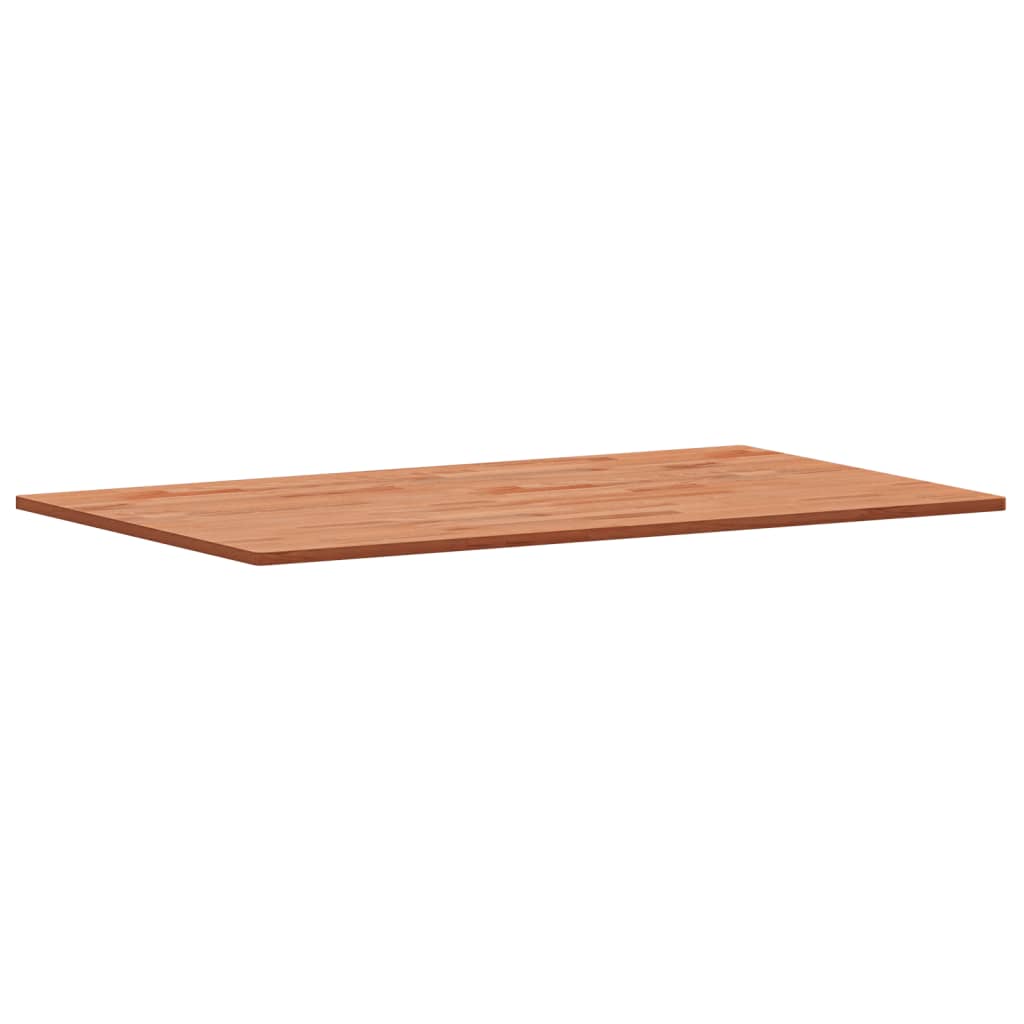 bordplade til badeværelse 100x60x1,5 cm massivt bøgetræ