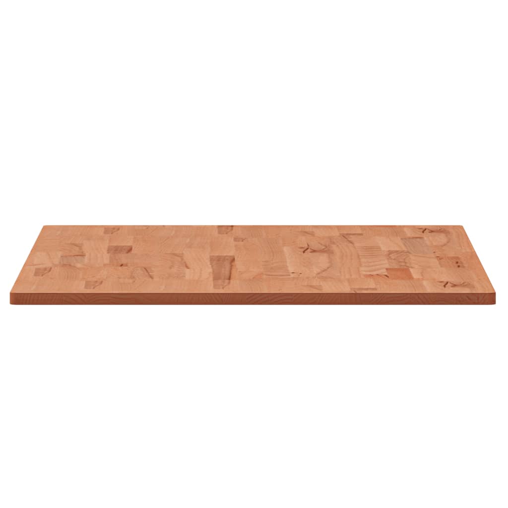 bordplade til badeværelse 100x60x1,5 cm massivt bøgetræ