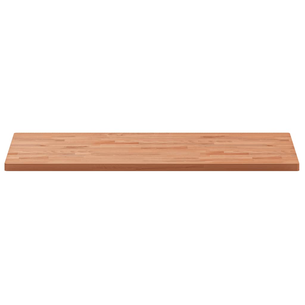bordplade til badeværelse 100x50x2,5 cm massivt bøgetræ
