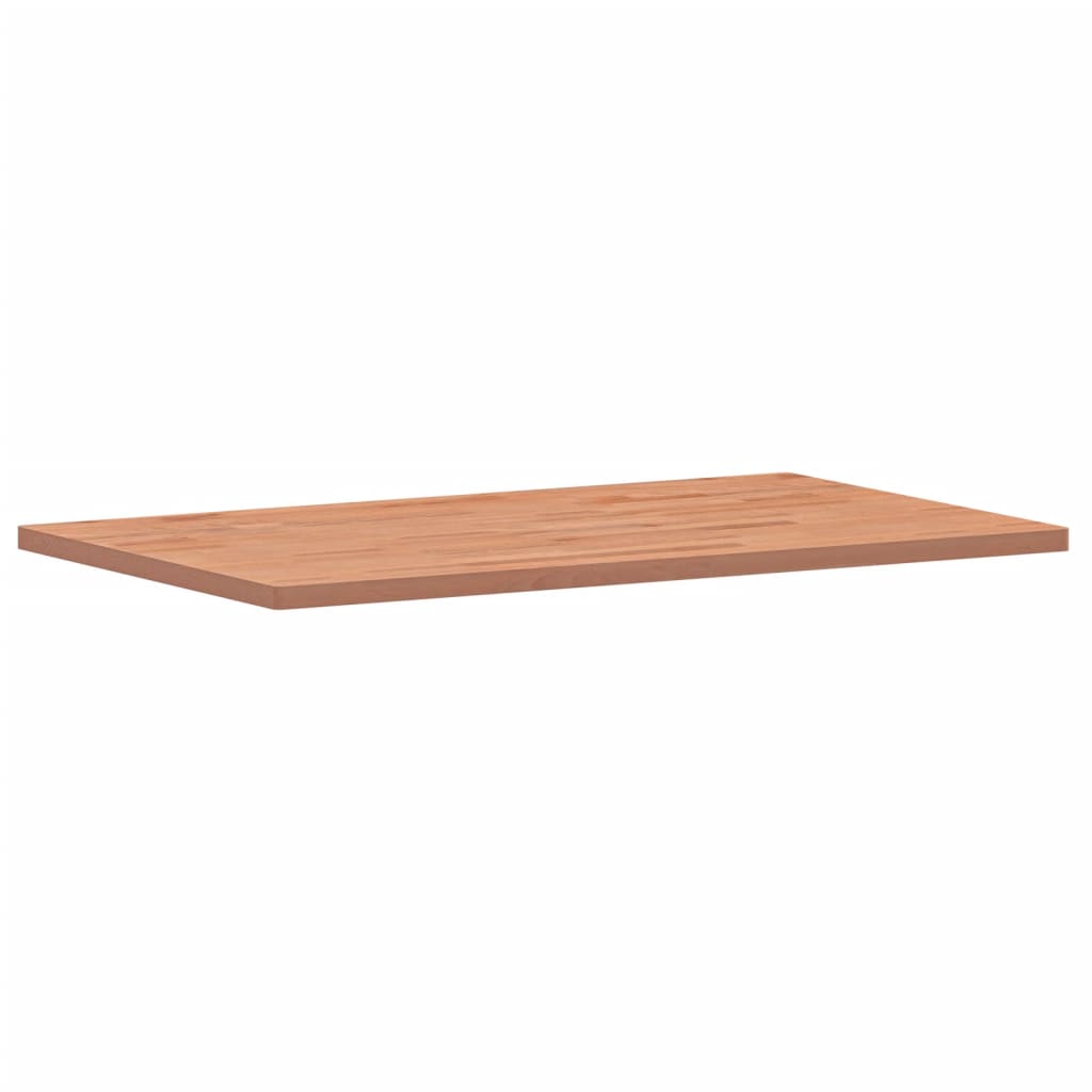 bordplade til badeværelse 100x60x2,5 cm massivt bøgetræ