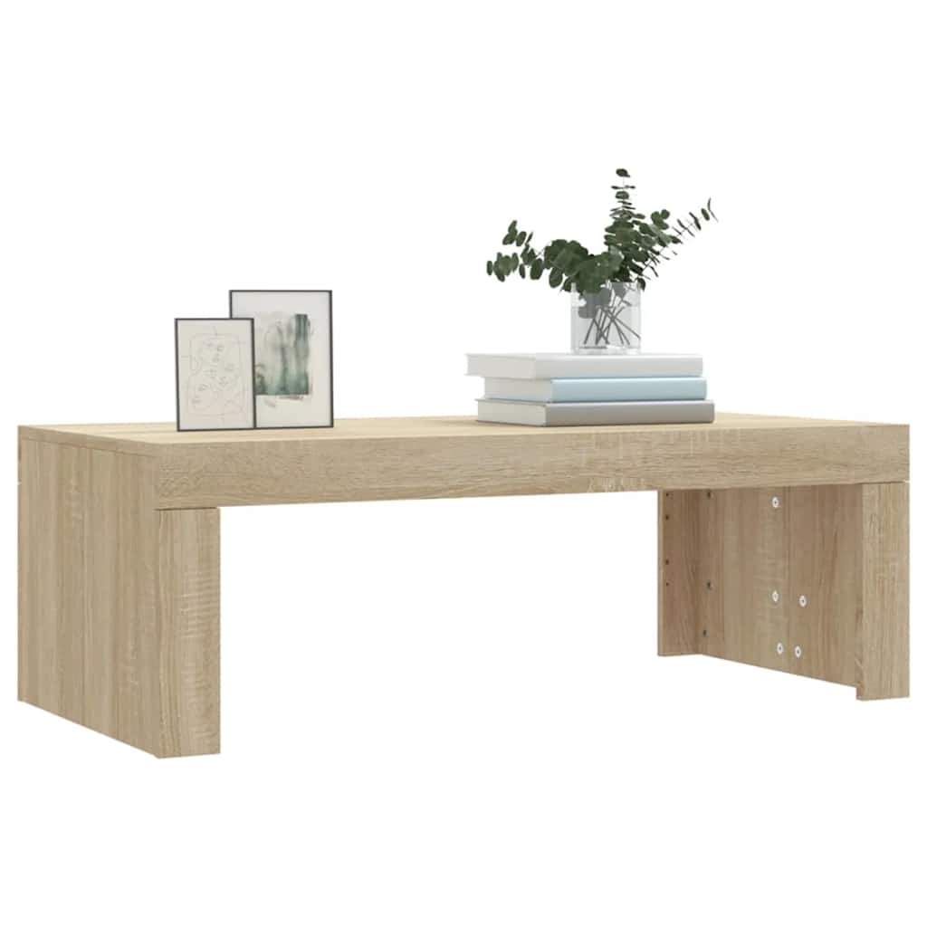 sofabord 102x50x36 cm konstrueret træ sonoma-eg