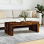 sofabord 102x50x36 cm konstrueret træ røget egetræsfarve