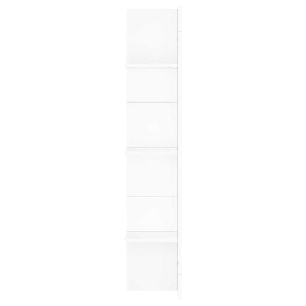 tv-møbel 152x22x113 cm konstrueret træ hvid