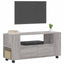 tv-bord 102x34,5x43 cm konstrueret træ grå sonoma-eg