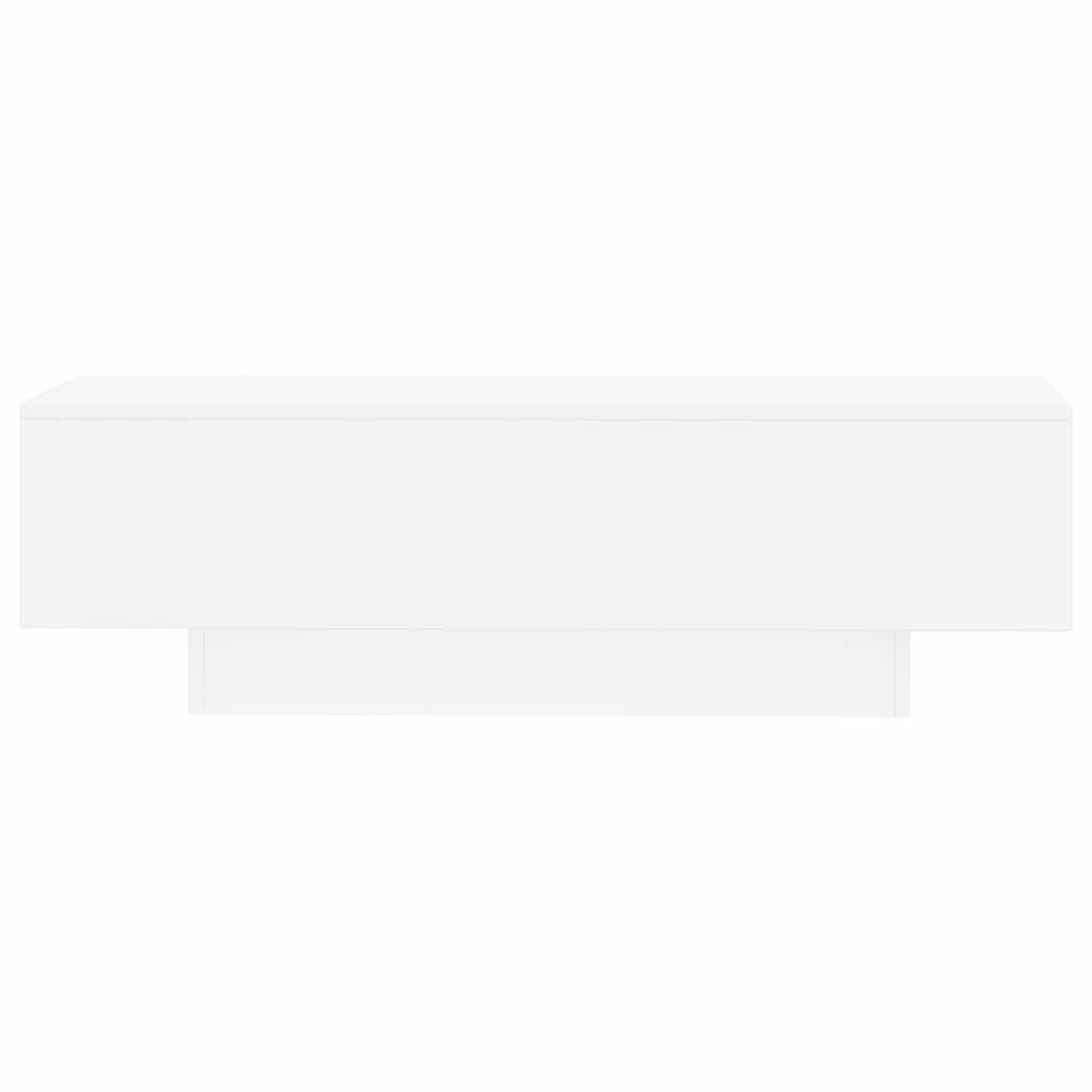 sofabord 100x49,5x31 cm konstrueret træ hvid