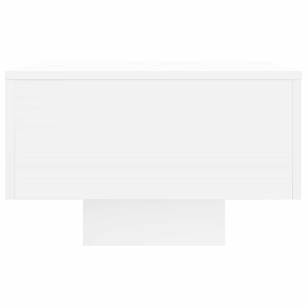 sofabord 100x49,5x31 cm konstrueret træ hvid
