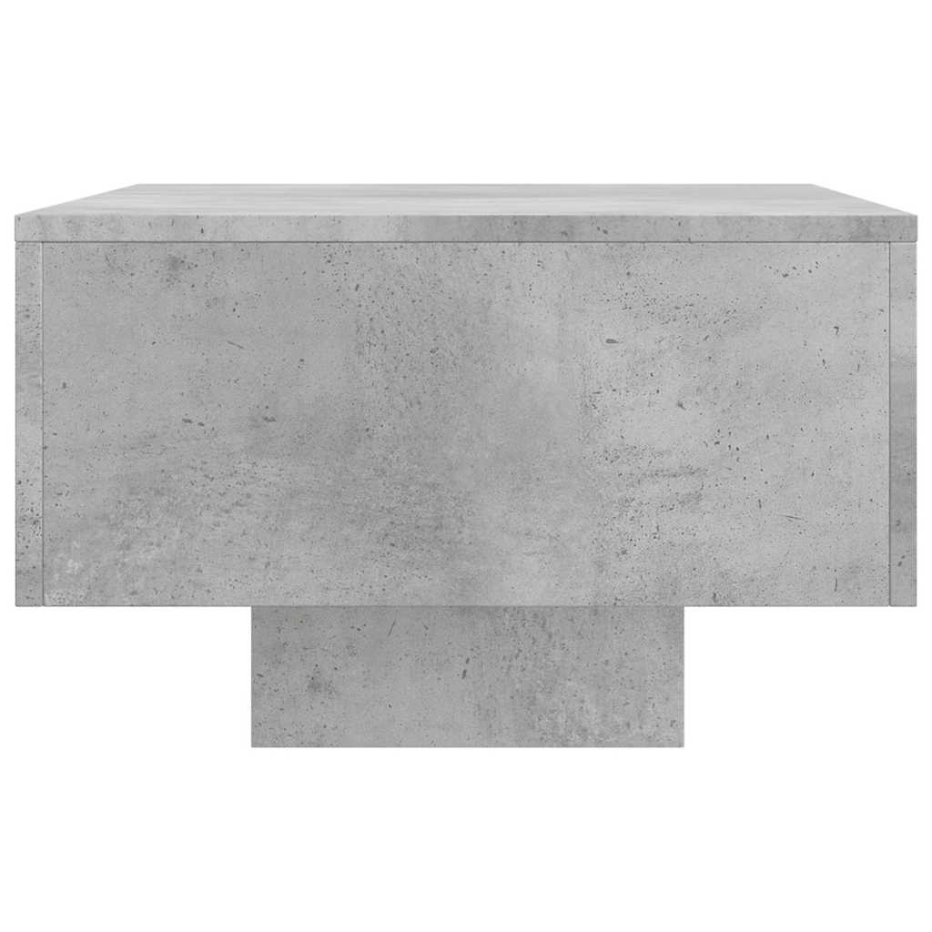 sofabord 100x49,5x31 cm konstrueret træ betongrå