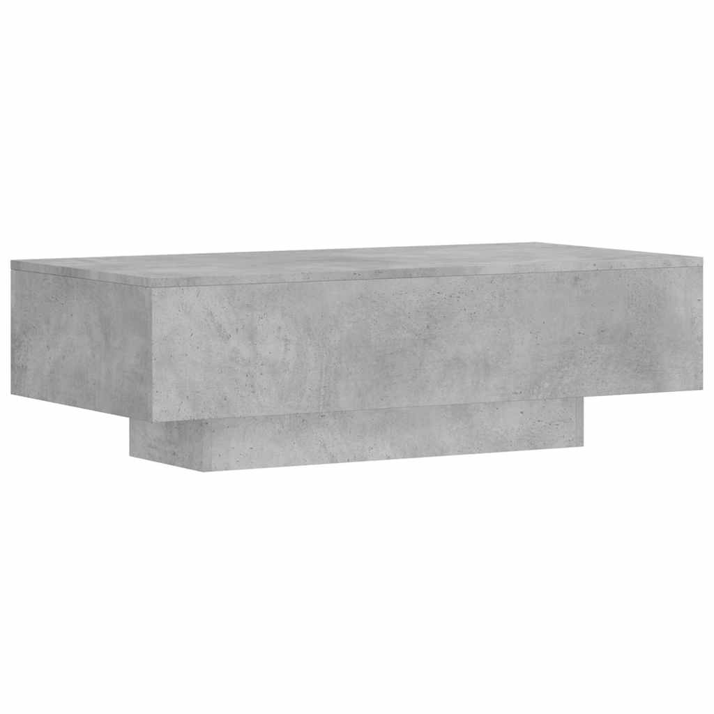 sofabord 100x49,5x31 cm konstrueret træ betongrå