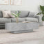 sofabord 100x49,5x31 cm konstrueret træ betongrå
