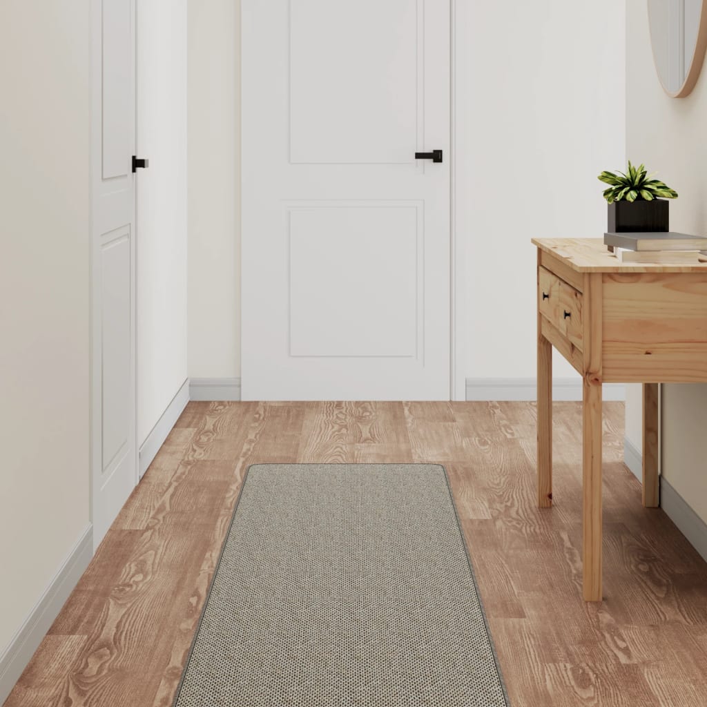 tæppeløber 50x250 cm sisallook platina