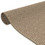 tæppeløber 50x150 cm sisallook sandfarvet