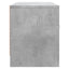 tv-bord 102x30x37,5 cm konstrueret træ betongrå